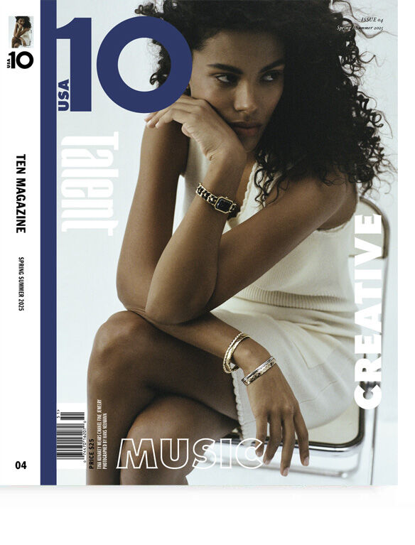 10 Magazine USA Issue 4: TINA KUNAKEY X CHANEL COVER
